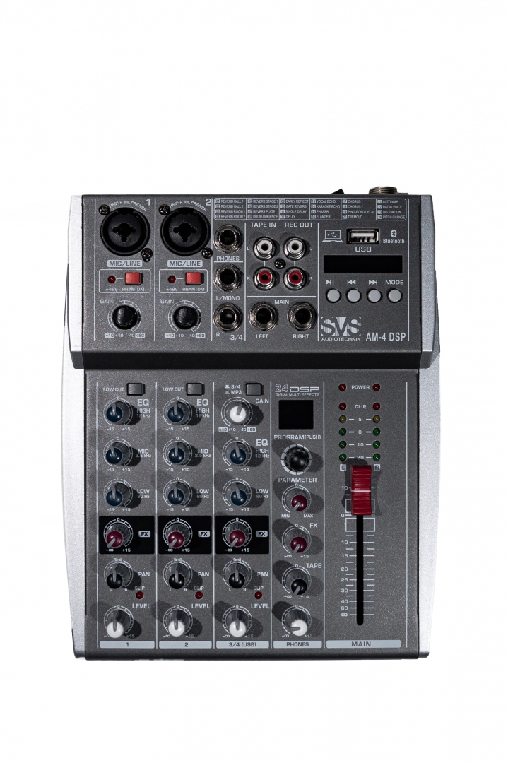 SVS Audiotechnik mixers AM-4 DSP Аналоговый микшерный пульт, 4-канала в Екатеринбурге