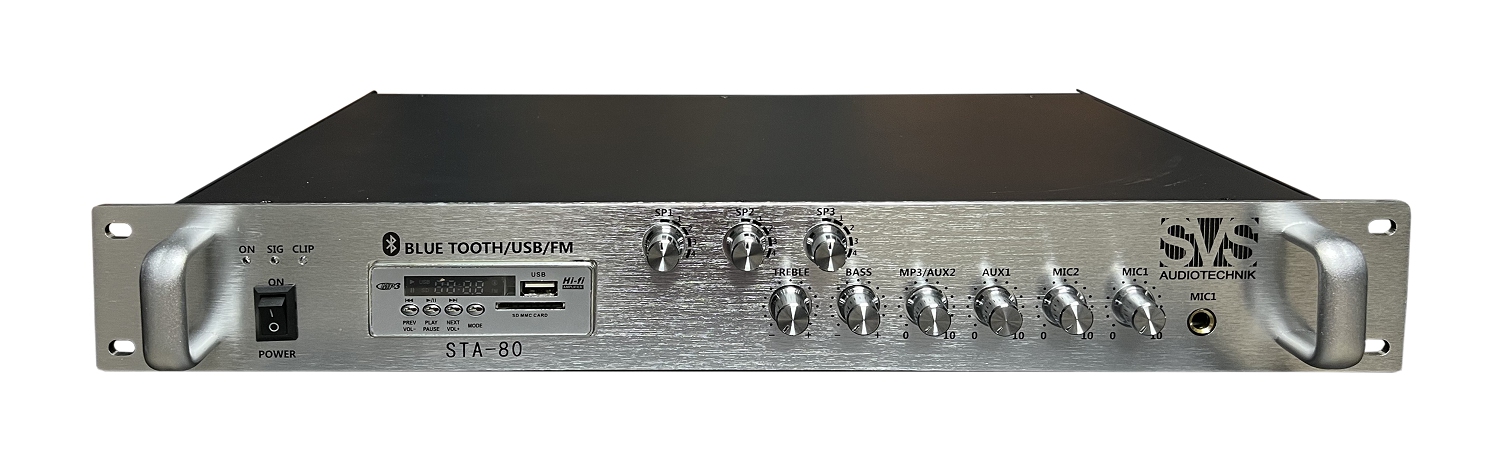 SVS Audiotechnik STA-80 Микшер-усилитель для систем Public Address в Екатеринбурге